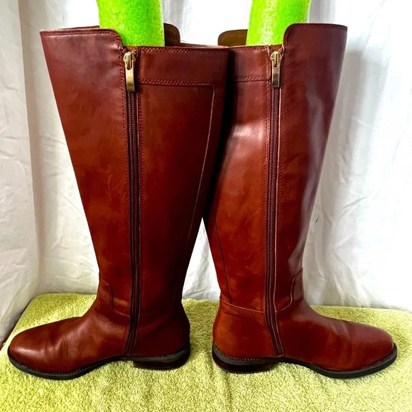Franco Sarto Women's Sz 7m Giselle Wide Calf Knee High Boot EUC - Picture 1 of 9